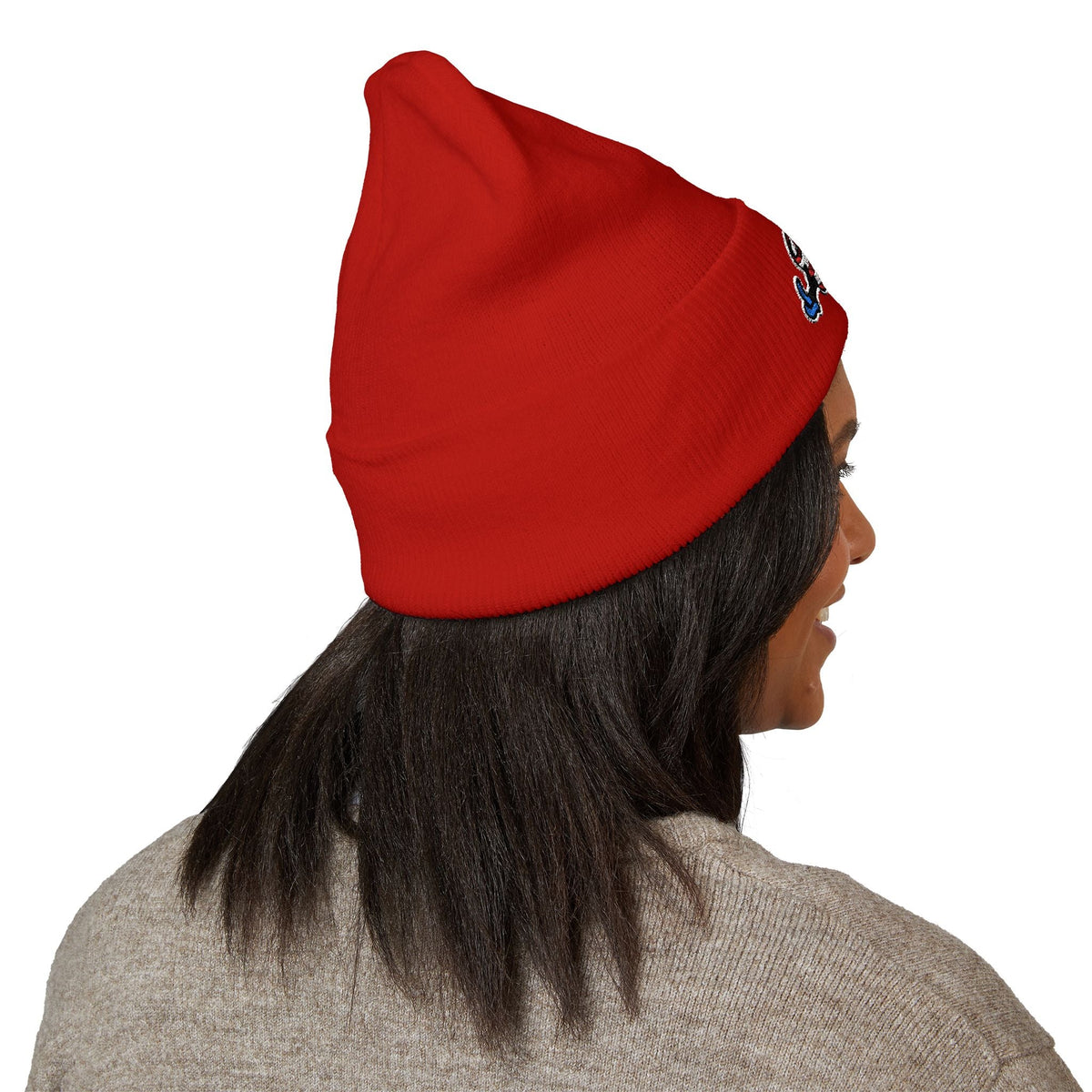 Bacon Buddy Embroidered Cuffed Beanie Printify