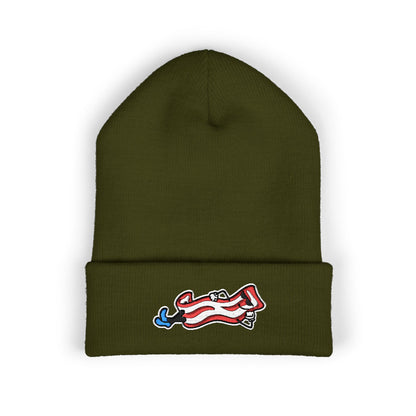 Bacon Buddy Embroidered Cuffed Beanie