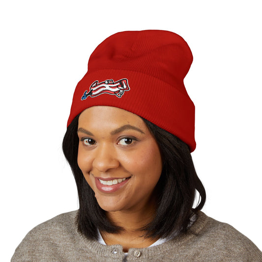 Bacon Buddy Embroidered Cuffed Beanie Printify