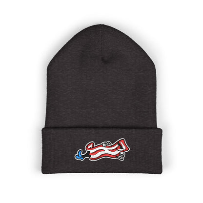 Bacon Buddy Embroidered Cuffed Beanie